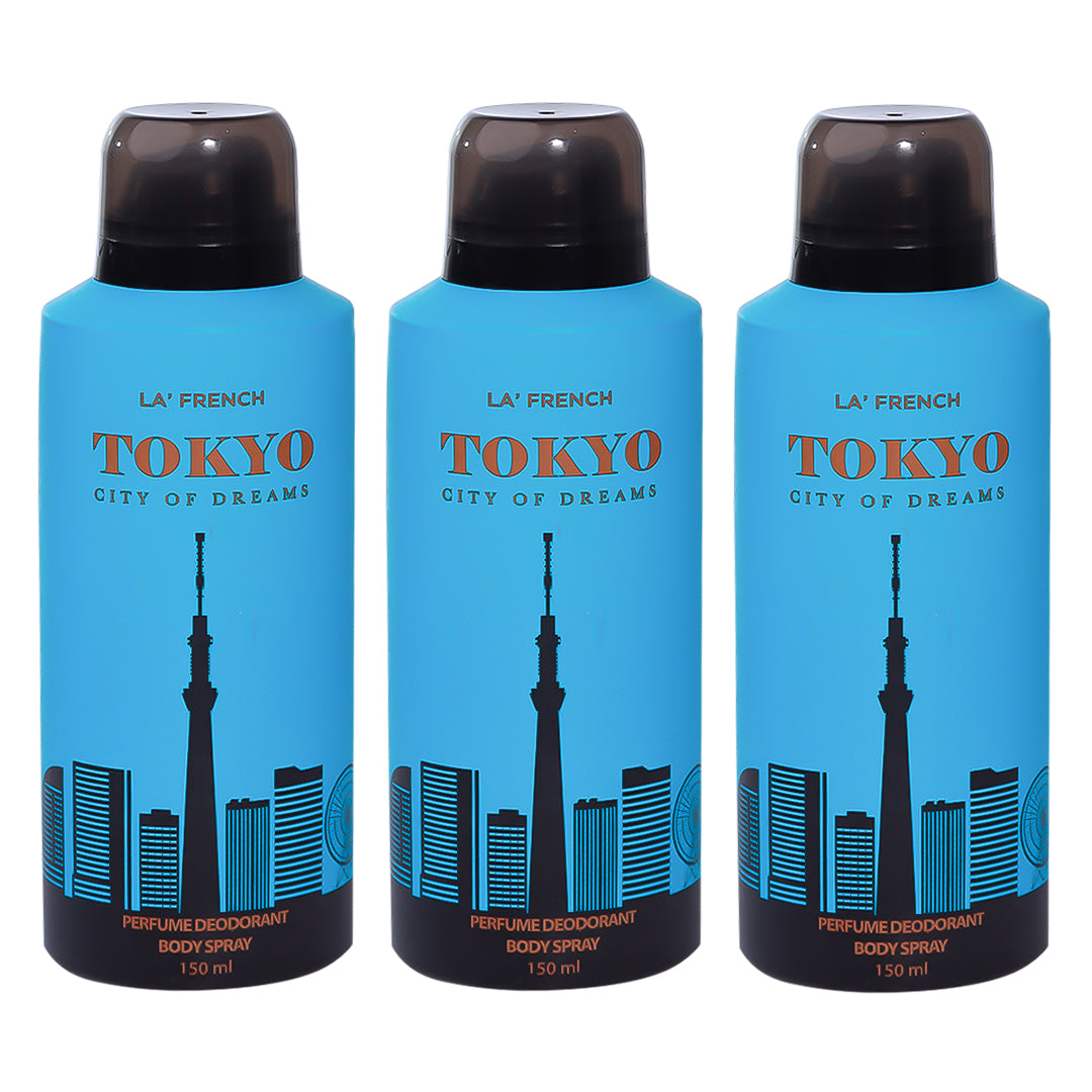 Tokyo Combo Deodorant - 150m (Pack Of 3)